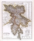 RADEFELD, CARL CHRISTIAN FRANZ: MAP OF THE ILLYRIAN KINGDOM